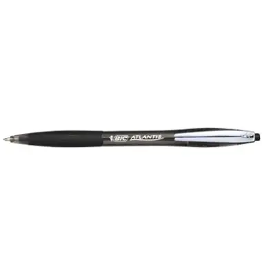 BIC Druckkugelschreiber Atlantis Soft, schwarz (EAN: 0070330182806)