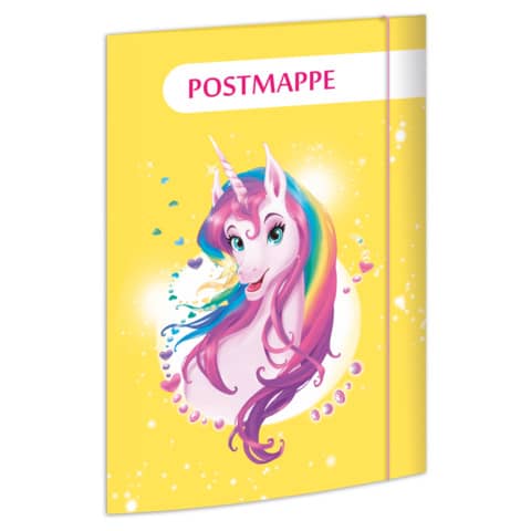 RNK Verlag Postmappe "Einhornportrait", DIN A4, Karton (EAN: 4002871463348)