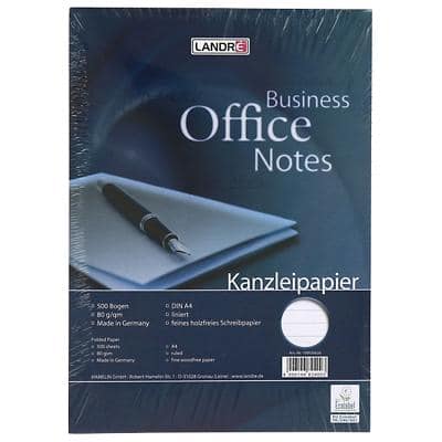 herlitz Kanzleipapier, DIN A4, liniert, ohne Rand (EAN: 4006144824003)