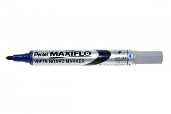 Pentel Whiteboard-Marker MAXIFLO MWL5S, blau (EAN: 3474377910731)