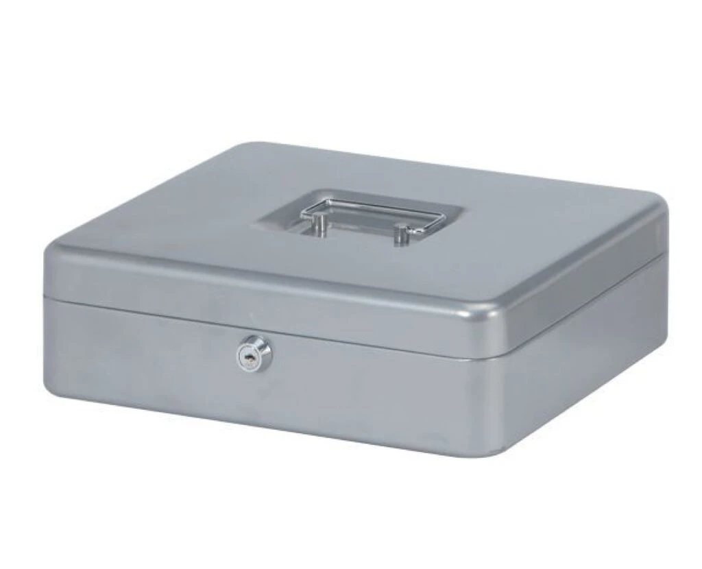 MAUL Geldkassette, silber, Maße: (B)300 x (T)245 x (H)90 mm (EAN: 4002390020671)