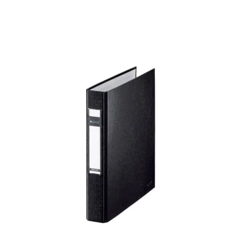 LEITZ Ringbuch Standard, DIN A5, schwarz, 2 D-Ring-Mechanik (EAN: 4002432367436)
