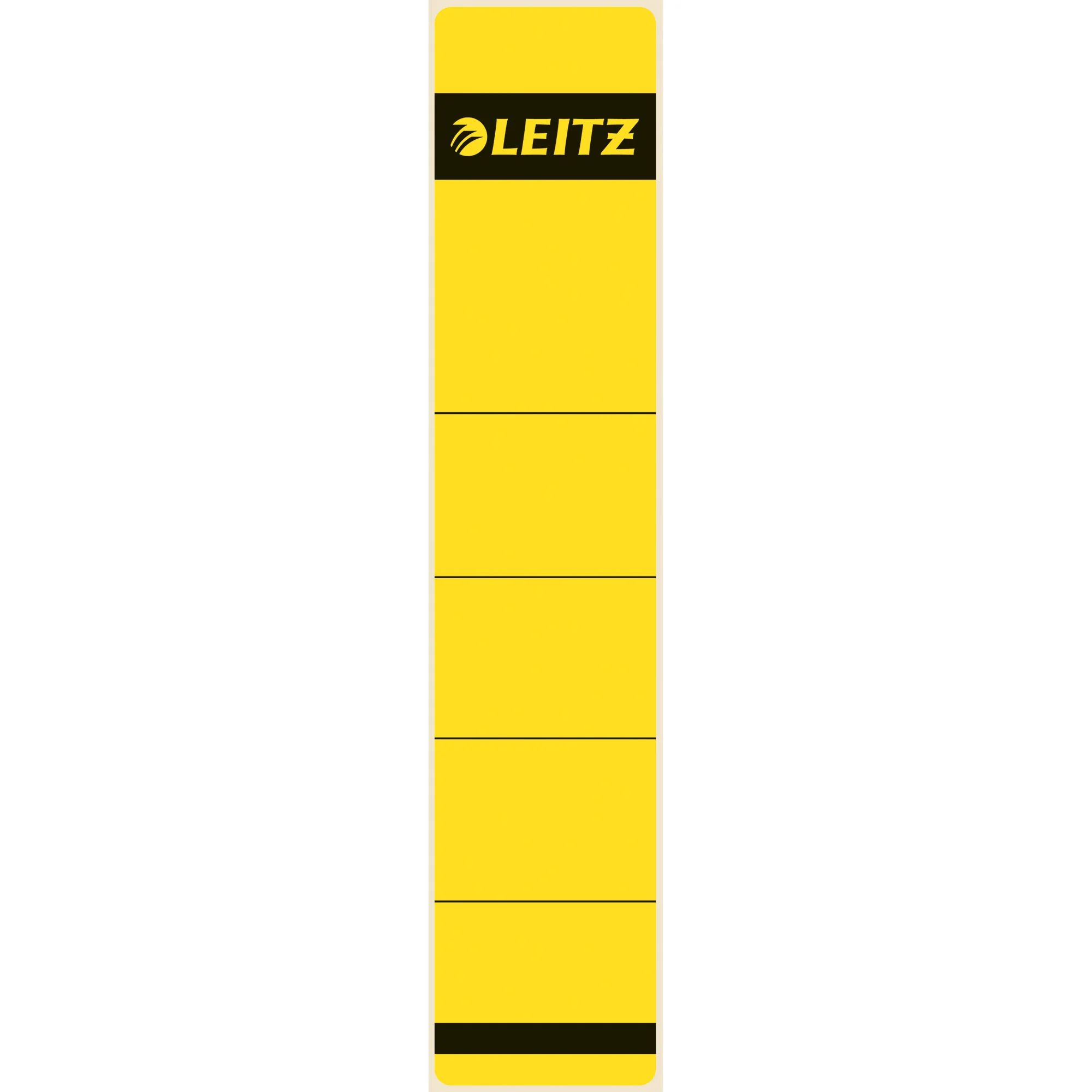 LEITZ Ordnerrücken-Etikett, 39 x 192 mm, kurz, schmal, gelb (EAN: 4002432302475)
