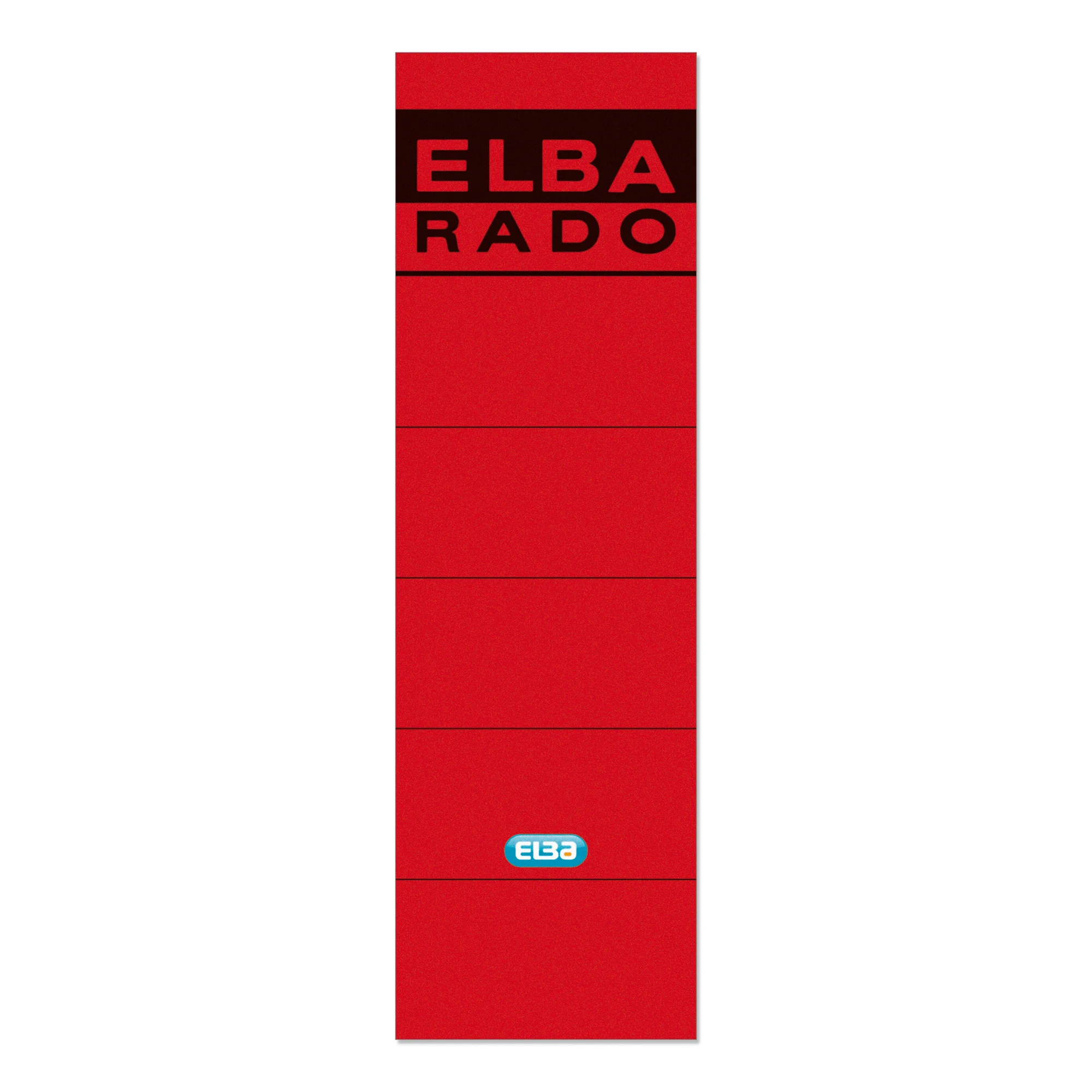 ELBA Ordnerrücken-Etiketten "ELBA RADO" - kurz/breit, rot (EAN: 4002030026568)