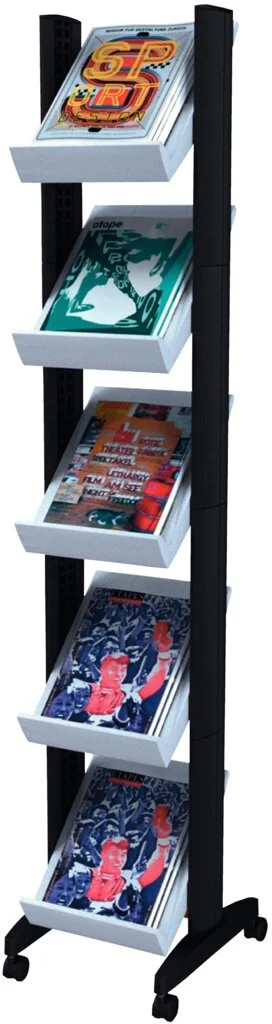 PAPERFLOW Prospektregal Corner easyDisplays, 5 Ablagen (EAN: 3660141880564)