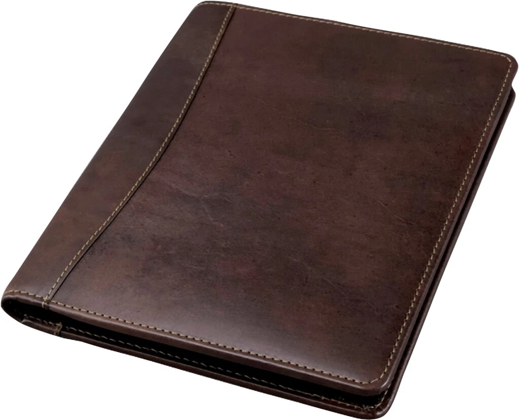 Alassio Schreibmappe "MONACO", A5, Leder, dunkelbraun-antik (EAN: 4021068300570)