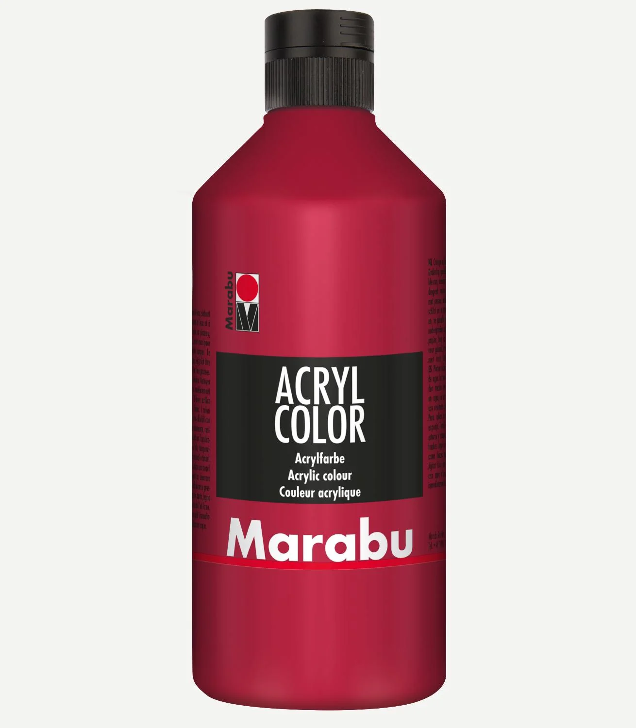 Marabu Acrylfarbe Acryl Color, 500 ml, karminrot 032 (EAN: 4007751526922)