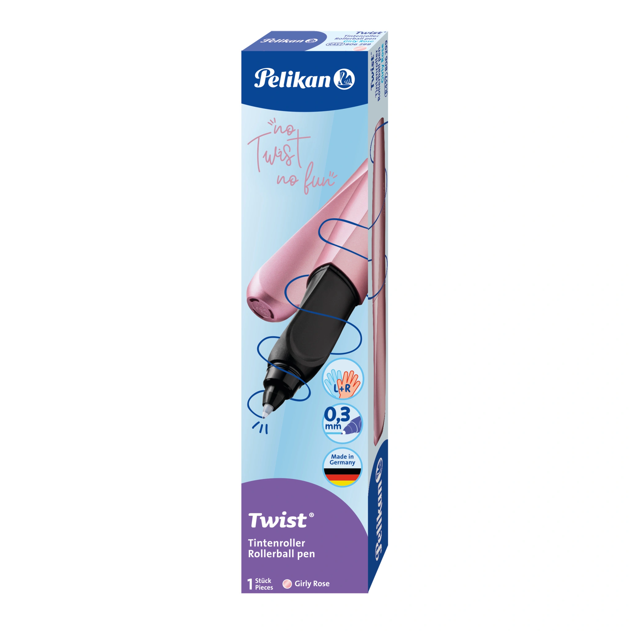 Pelikan Twist Tintenroller Girly Rose, rosa-metallic (EAN: 4012700806291)