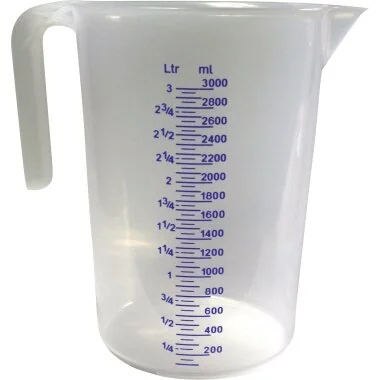 IWH Messbecher, transparent, Inhalt: 3 Liter (EAN: 4028354033037)