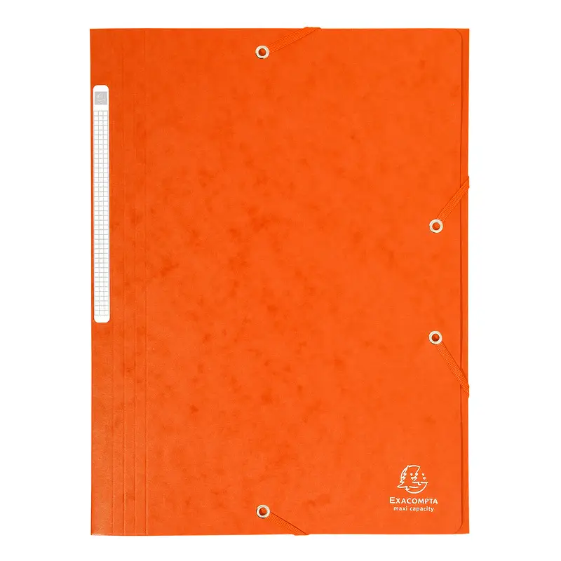 EXACOMPTA Eckspannermappe, DIN A4, Karton, orange (EAN: 3141871701713)