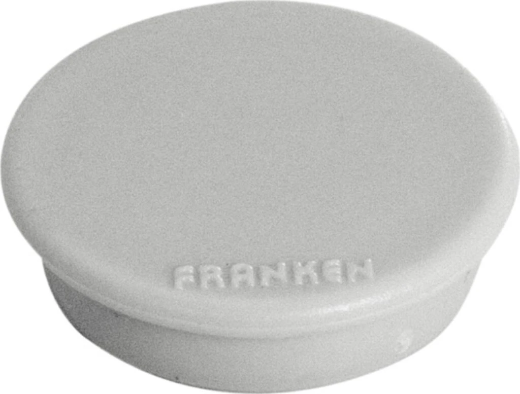 FRANKEN Haftmagnet, Haftkraft: 0,1 kg, Durchm. 13 mm, grau (EAN: 4016946051736)