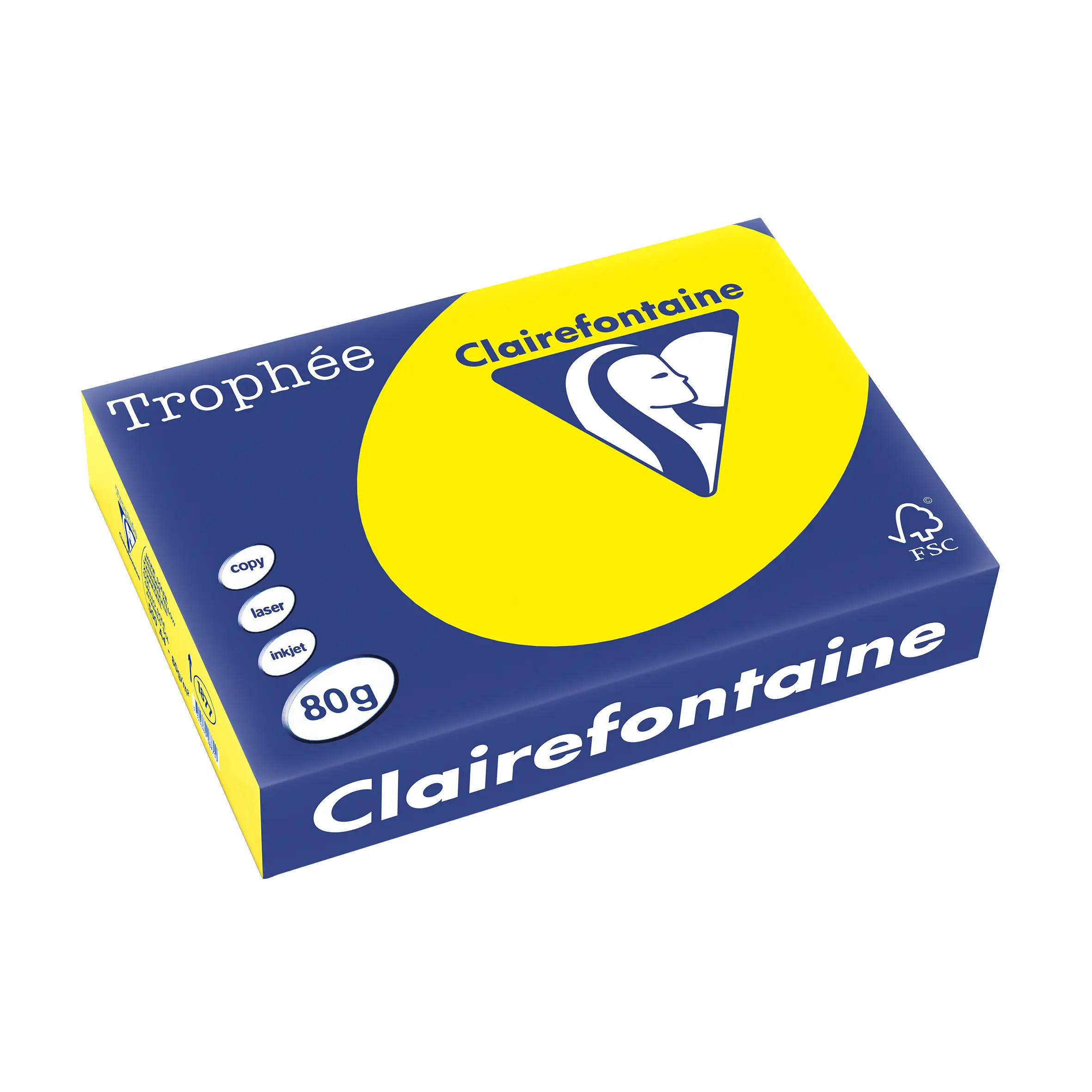 Clairefontaine Multifunktionspapier Trophée, A4, kanarien- (EAN: 3329680187700)