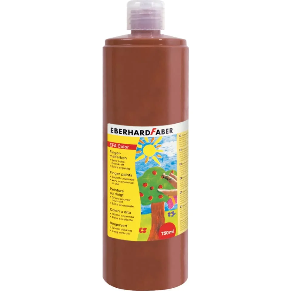 EBERHARD FABER Fingerfarbe EFA Color, rötel, 750 ml (EAN: 4087205789769)