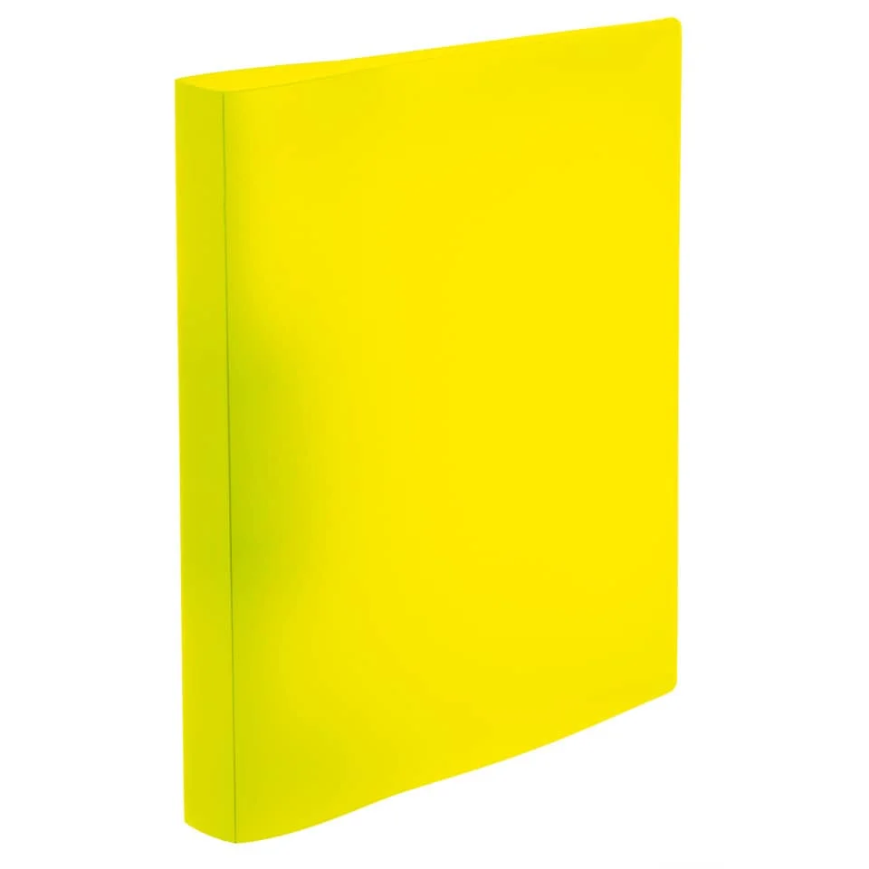 HERMA Ringbuch, DIN A4, 2-Ring, neon-gelb, neon-gelb transluzent (EAN: 4008705197106)