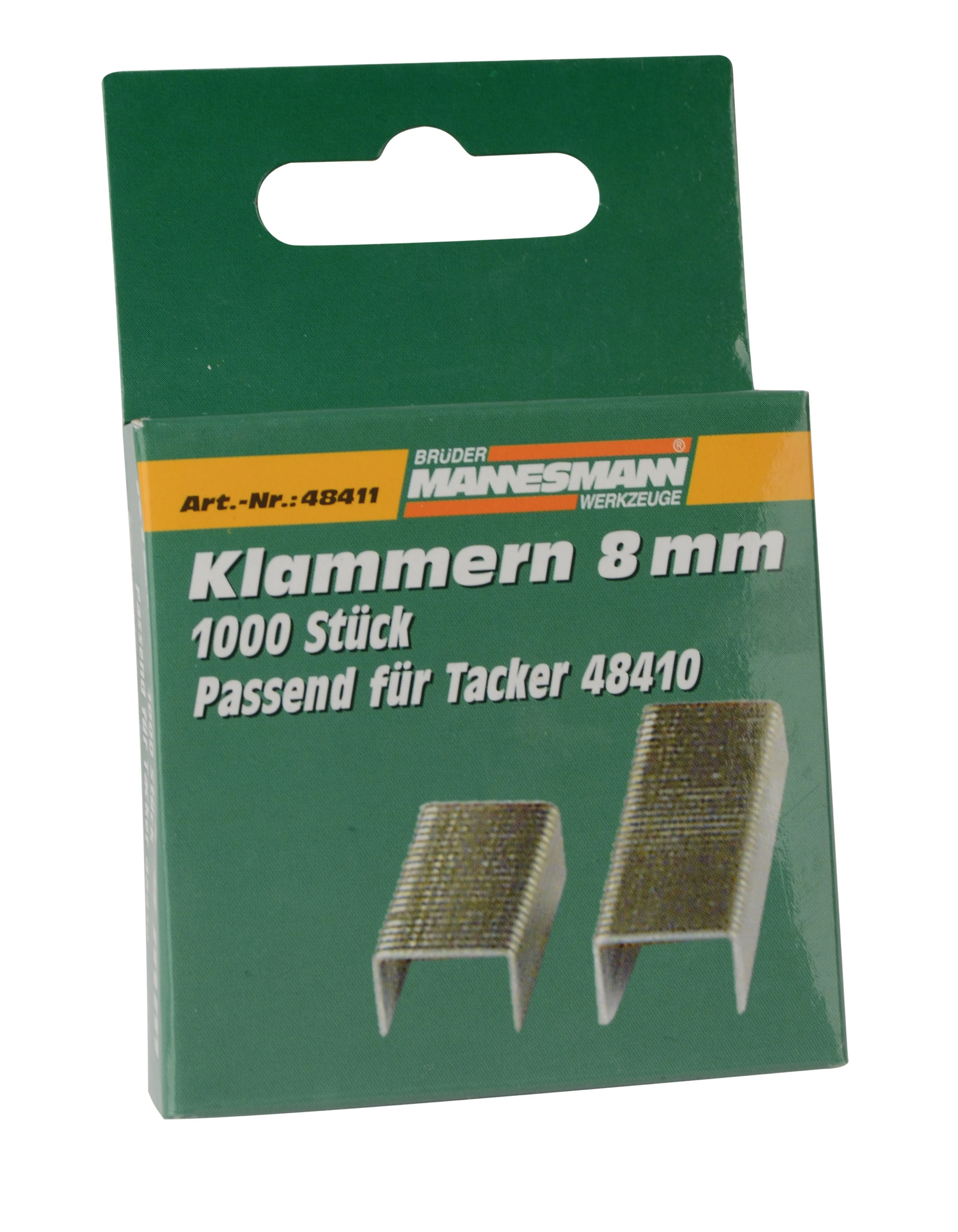 BRÜDER MANNESMANN Tackerklammern, 8 x 12 mm, 1.000 Stück (EAN: 4003315707820)