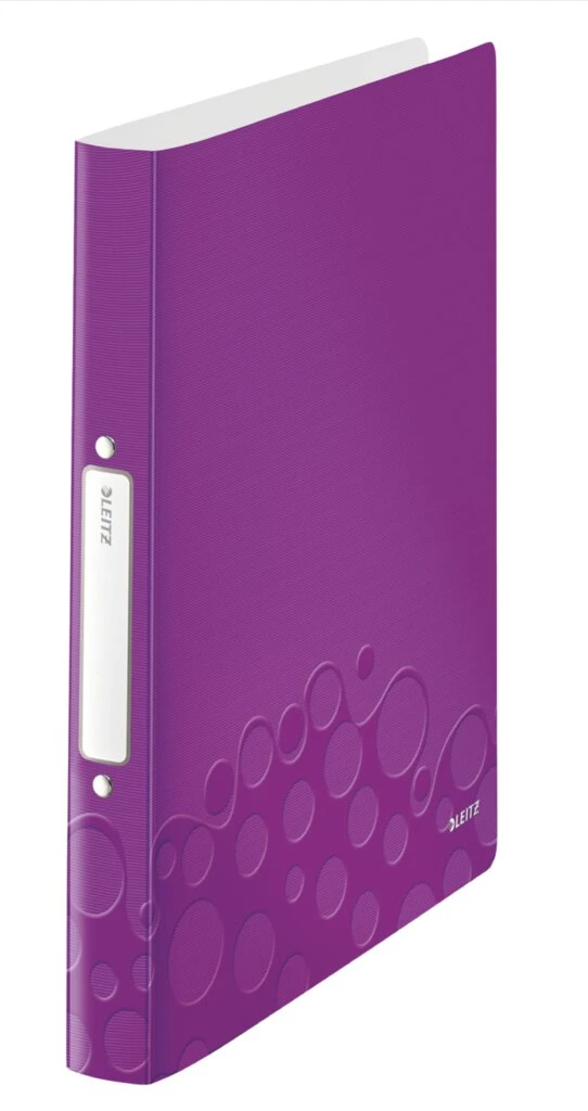 LEITZ Ringbuch WOW, DIN A4, PP, violett, 2 Ringe (EAN: 4002432106387)