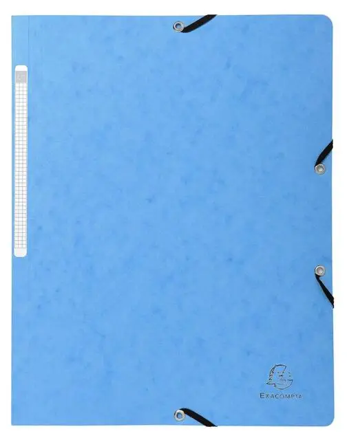 EXACOMPTA Eckspannermappe, DIN A4, Karton, türkis (EAN: 3130630055693)