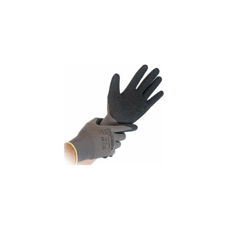 HYGOSTAR Feinstrickhandschuh Skill, grau/schwarz, XXL (EAN: 4015544339826)