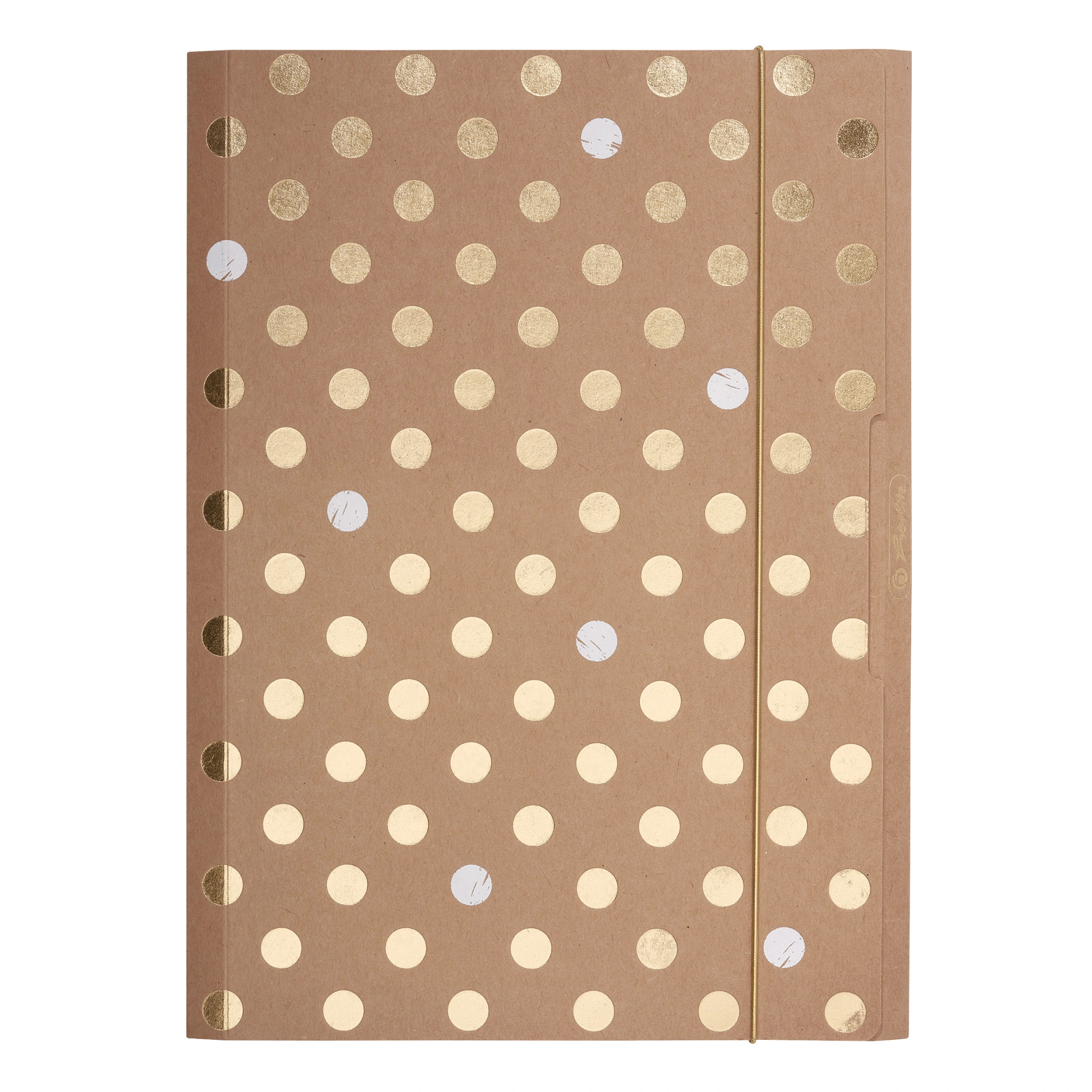herlitz Sammelmappe Pure Glam, A4, Kraftkarton, gold (EAN: 4008110574165)
