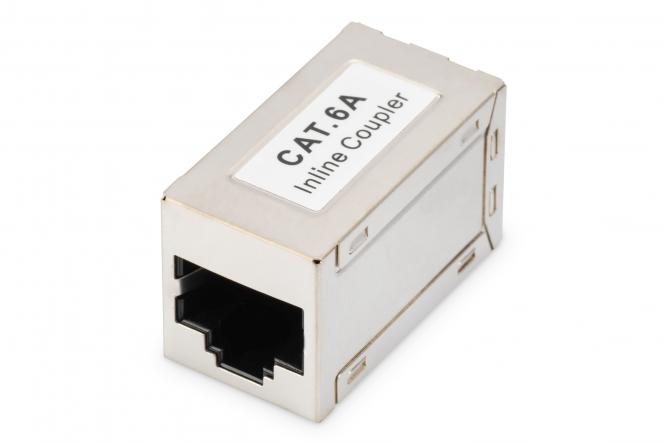 DIGITUS Modular Adapter Kat.6A, geschirmt, 2 x RJ45 Kupplung (EAN: 4016032291824)
