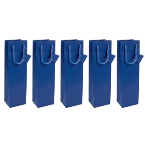 sigel Flaschentüte, mit Mattlack, für 1 Flasche, ultramarin-, ultramarin-blau (EAN: 4004360797538)