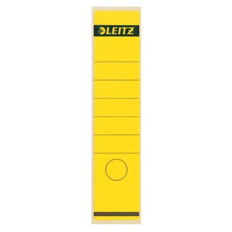 LEITZ Ordnerrücken-Etikett, 61 x 285 mm, lang, breit, gelb (EAN: 4002432302307)