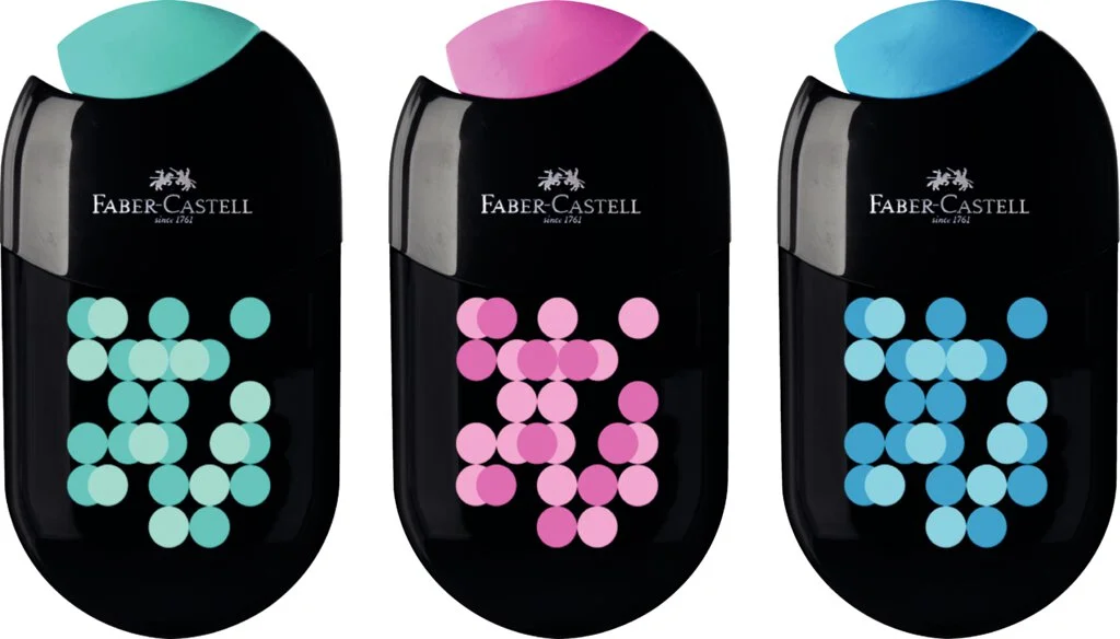FABER-CASTELL Doppelspitzdose TWO TONE, im Display (EAN: 6933256650504)