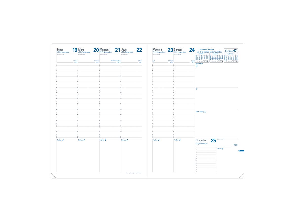 QUO VADIS Recharge pour agenda "Consul", 2027 (EAN: 3371010125098)