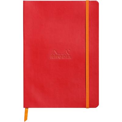 RHODIA Notizbuch RHODIARAMA, DIN A5, liniert, mohnrot (EAN: 3037921174135)