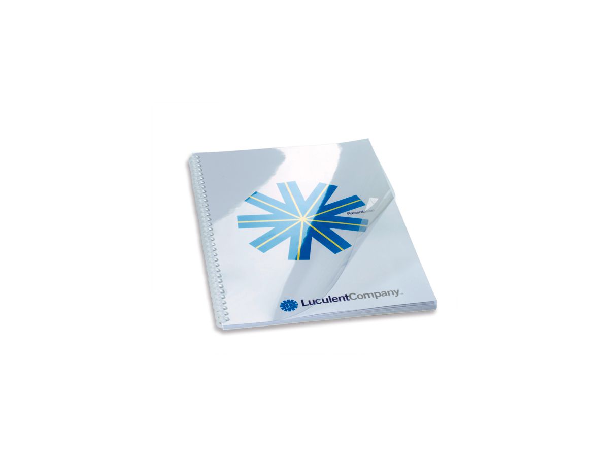 GBC Einbanddeckel HiClear, DIN A4, PVC, 0,25 mm, glasklar (EAN: 5028252217958)