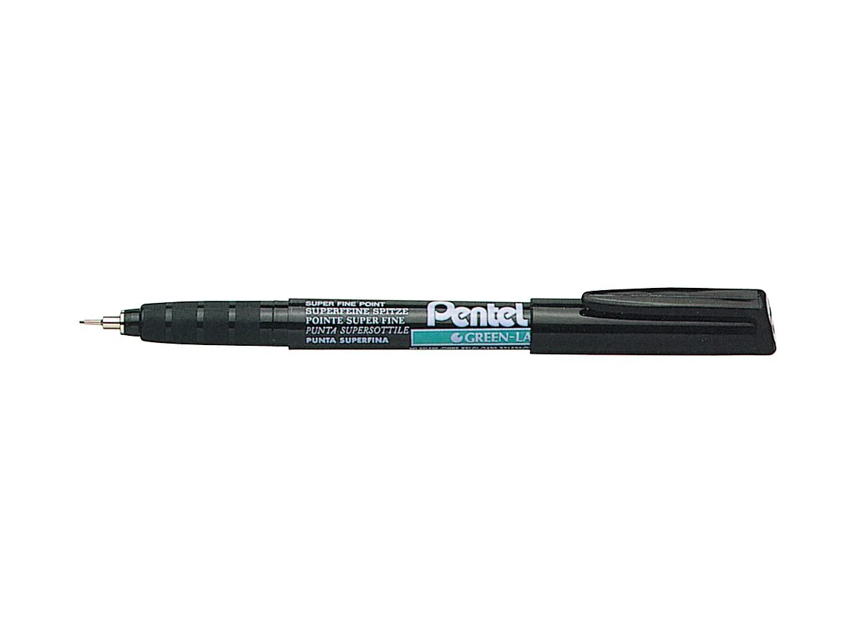 Pentel Permanent-Marker GREEN-LABEL NMF50, schwarz (EAN: 3474370350015)