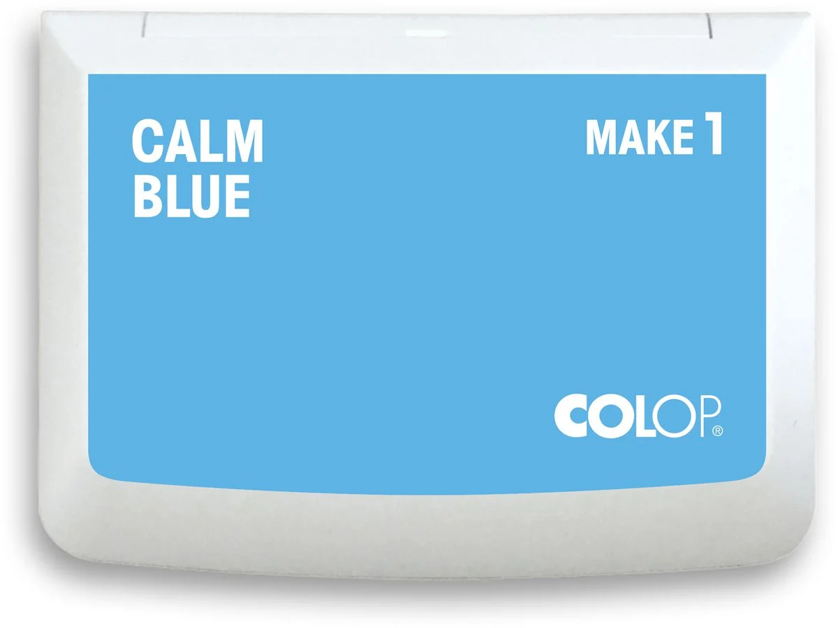 COLOP Stempelkissen Make 1, 90 x 50 mm, calm blue (EAN: 9004362519386)