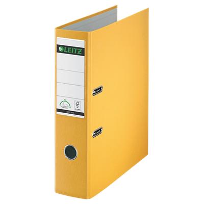 LEITZ Plastikordner, 180 Grad, DIN A4, 80 mm, gelb (EAN: 4002432364961)