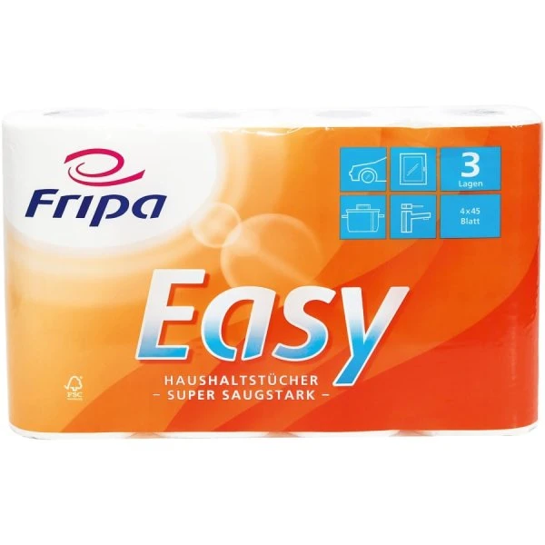 Fripa Küchenrolle Easy, 3-lagig, hochweiß (EAN: 4000883091337)