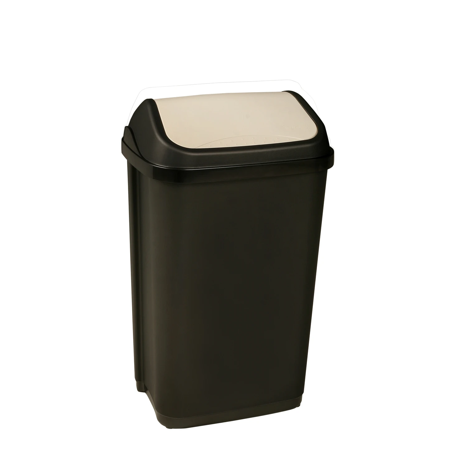 keeeper Abfalleimer "swantje", 50 Liter, graphite / grau, graphite / silber (EAN: 4052396001693)