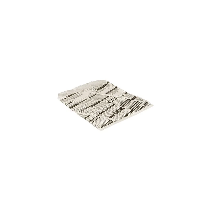PAPSTAR Hamburger-Tüte "Newsprint", 160 x 180 mm (EAN: 4002911980040)