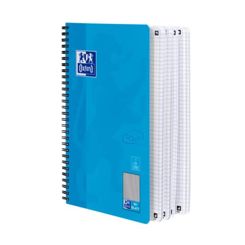 Oxford Collegeblock Touch, B5, kariert, 80 Blatt, meerblau (EAN: 4006140021031)