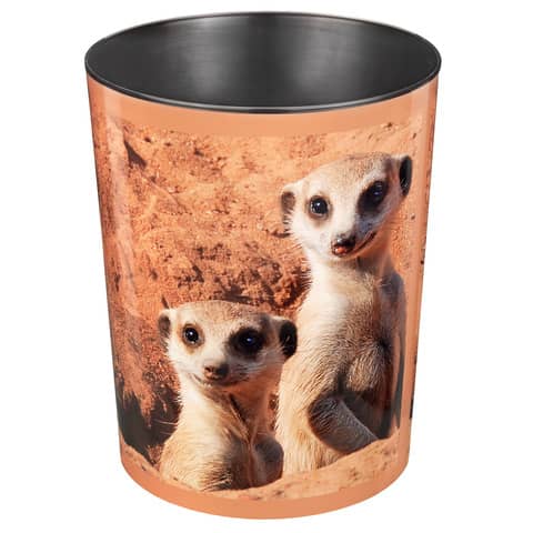 Läufer Papierkorb Erdmännchen, 13 Liter, PP (EAN: 4006677265748)