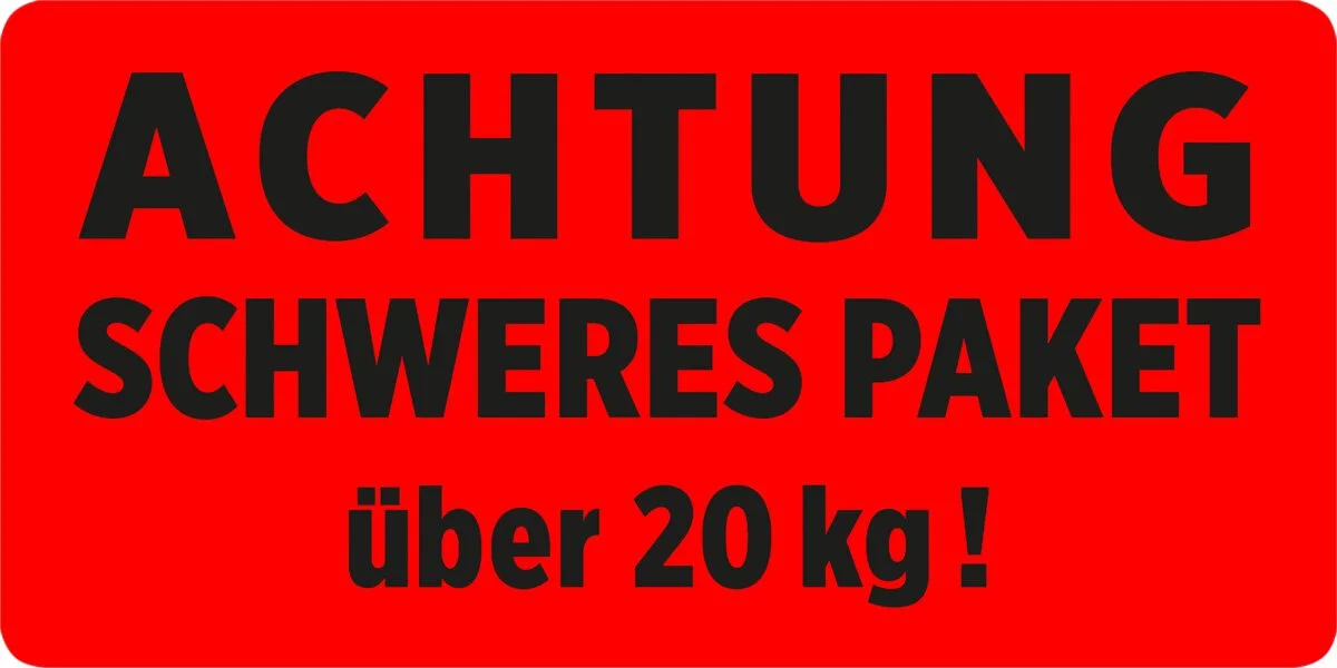 AVERY Zweckform Rollenetiketten "ACHTUNG SCHWERES PAKET" (EAN: 4004182172551)
