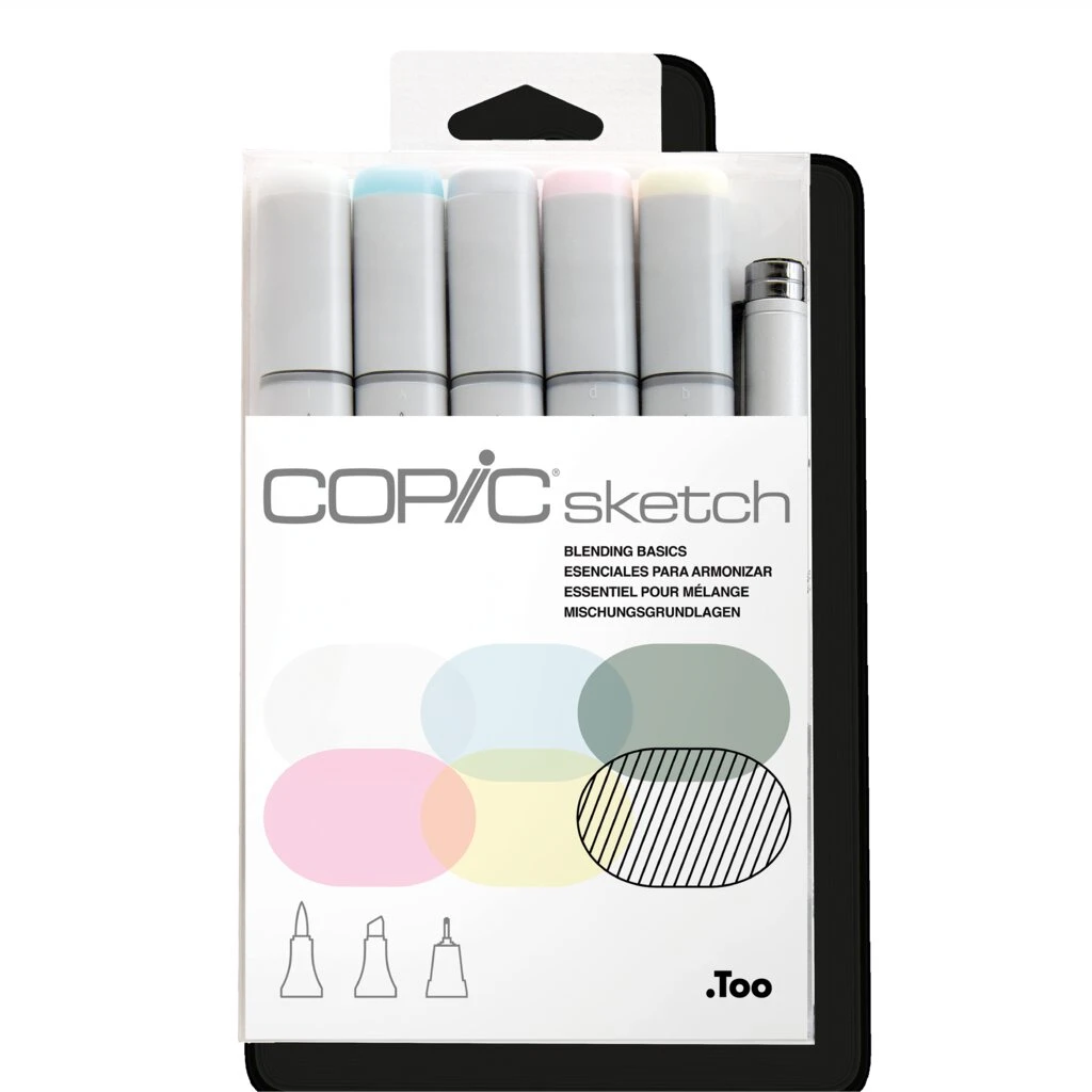 COPIC Marker sketch, 6er Set "Blending Basic" (EAN: 4511338052792)