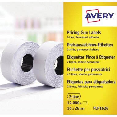AVERY Zweckform Etiketten für Preisauszeichner, 26 x 16 mm (EAN: 5014702023347)