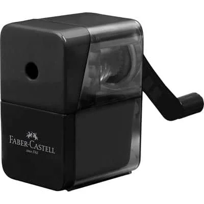 FABER-CASTELL Spitzmaschine, manuell, 1 Loch, schwarz (EAN: 4005401809845)