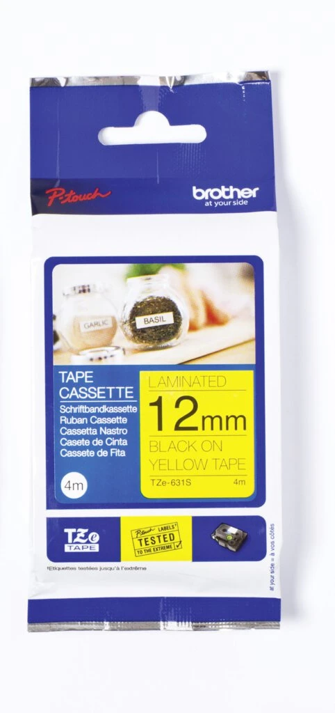 brother TZe-Tape TZe-631 Schriftbandkassette,Bandbreite:12mm (EAN: 4977766736640)