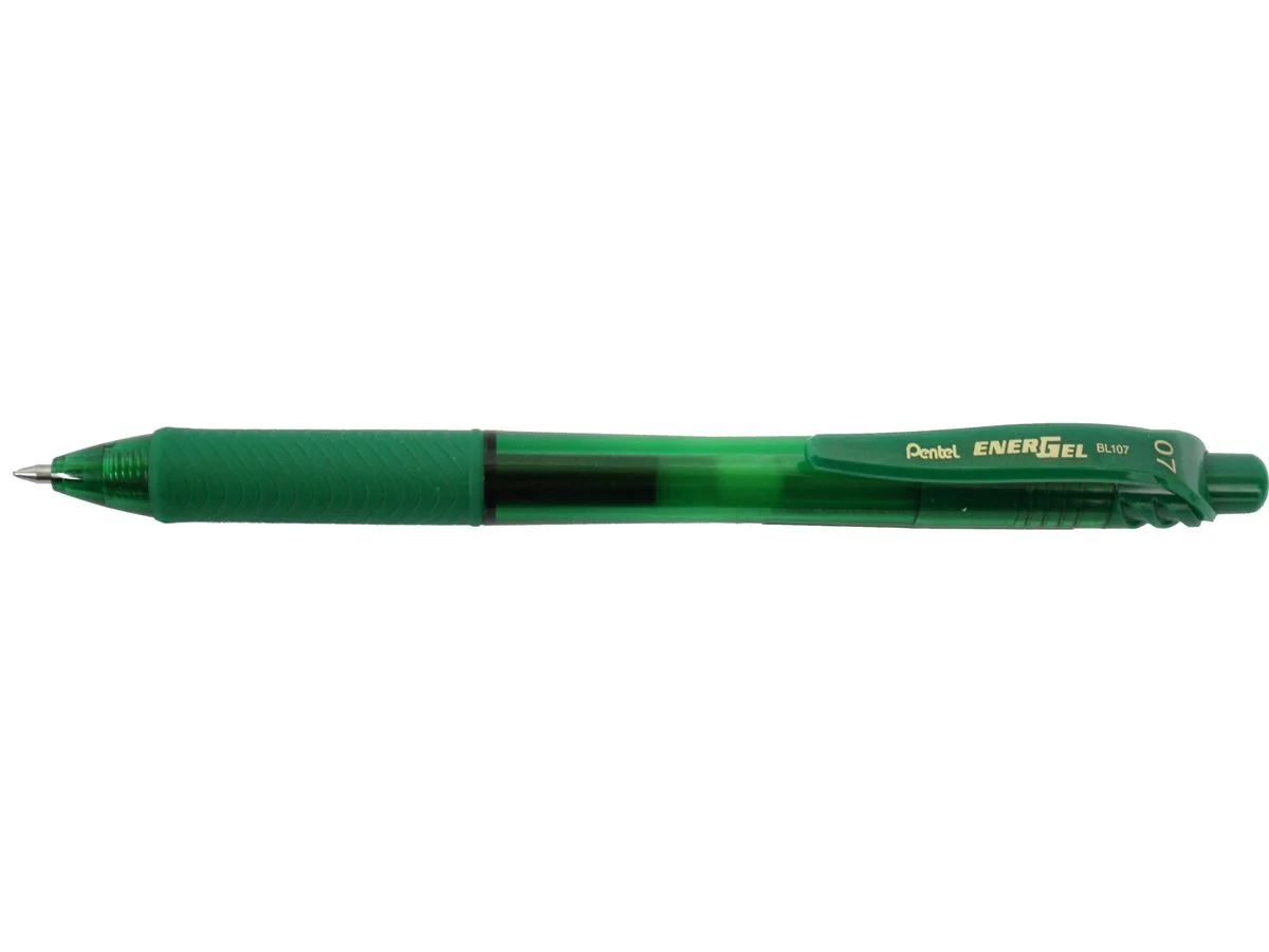 Pentel Liquid Gel-Tintenroller EnerGel-X BL107, grün (EAN: 0884851007377)