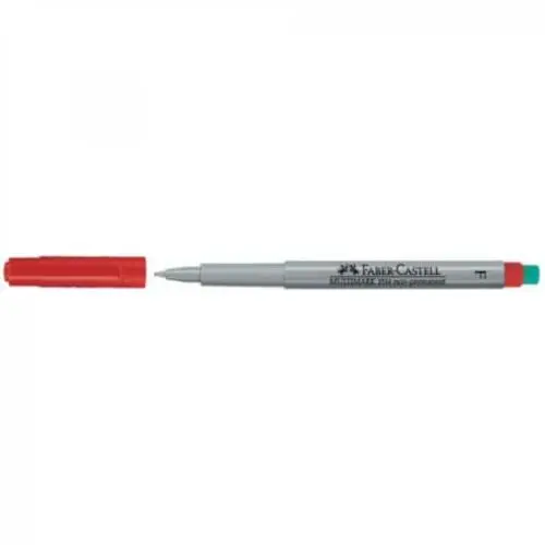 FABER-CASTELL NonPermanent-Marker MULTIMARK F, rot (EAN: 4005401514213)