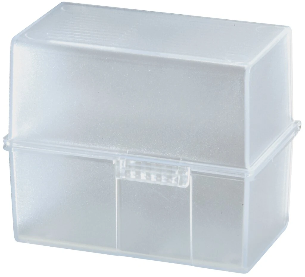HAN Karteikasten, Polystyrol, A5 quer, weiß-transluzent (EAN: 4012473975187)