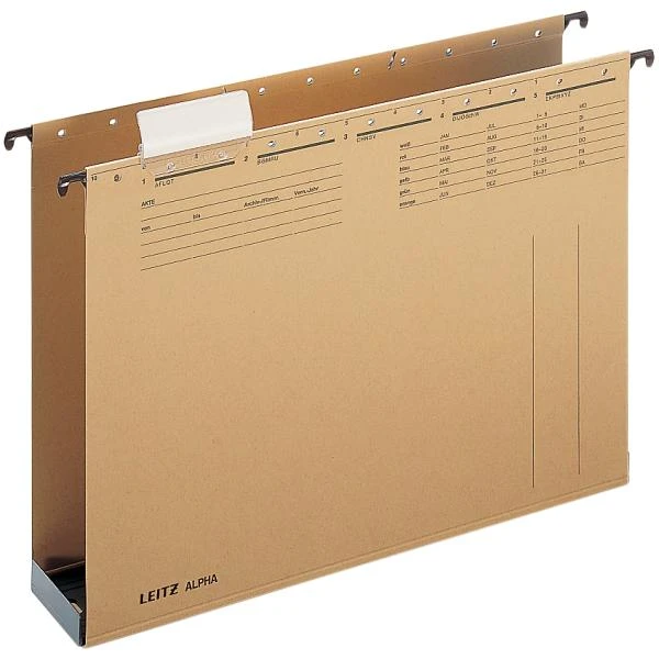 LEITZ ALPHA Hängesammler, A4, Bodenbreite: 28 mm, natron (EAN: 4002432303724)
