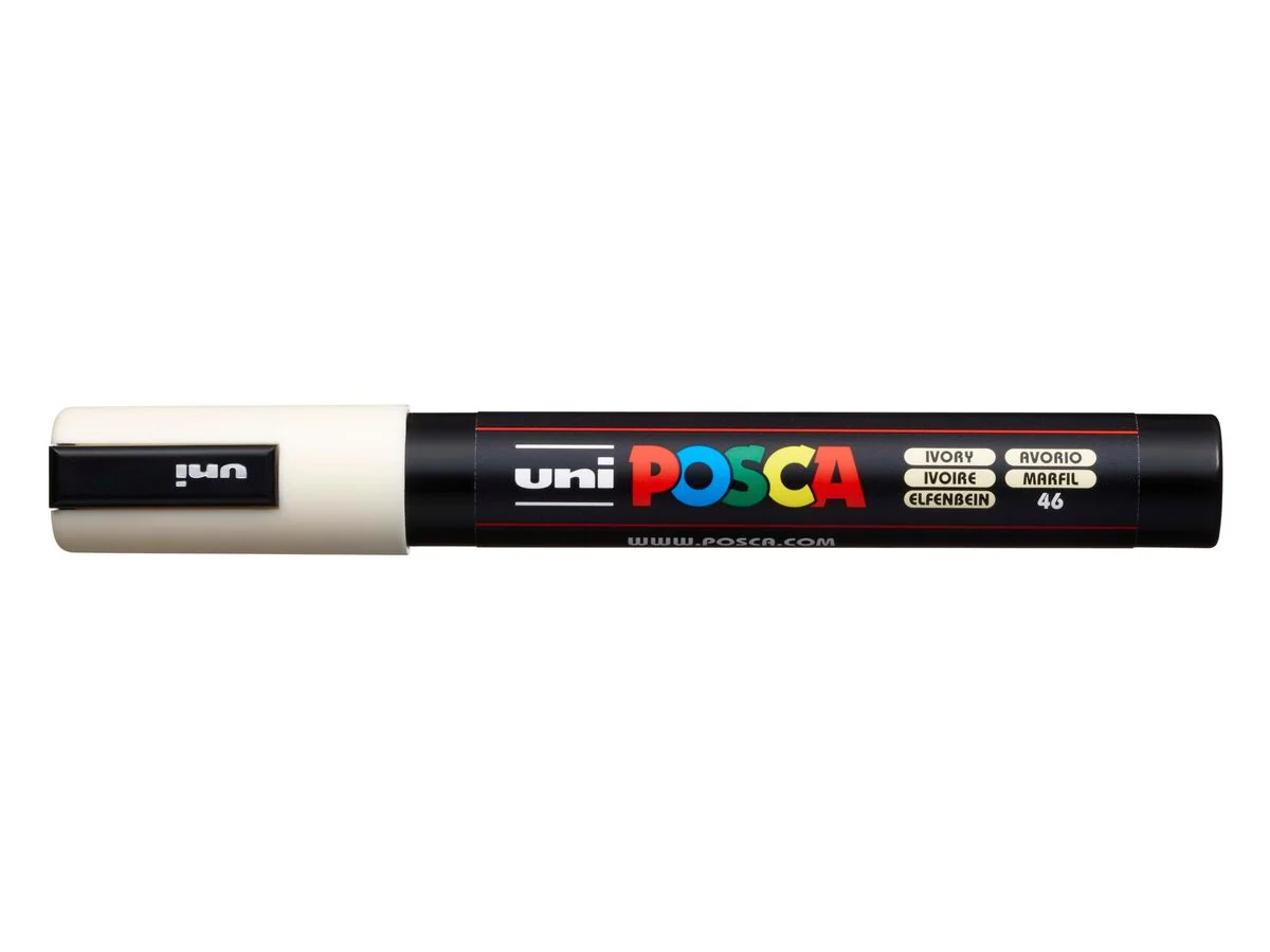 POSCA Pigmentmarker PC-5M, elfenbein (EAN: 4902778107454)