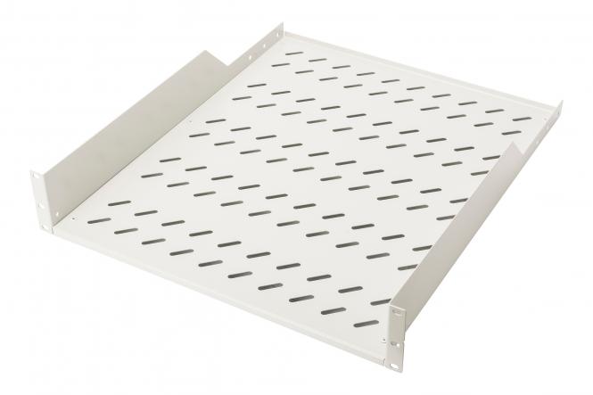 DIGITUS 19" Fachboden, 2 HE, Festeinbau, Tiefe: 550 mm (EAN: 4016032206033)