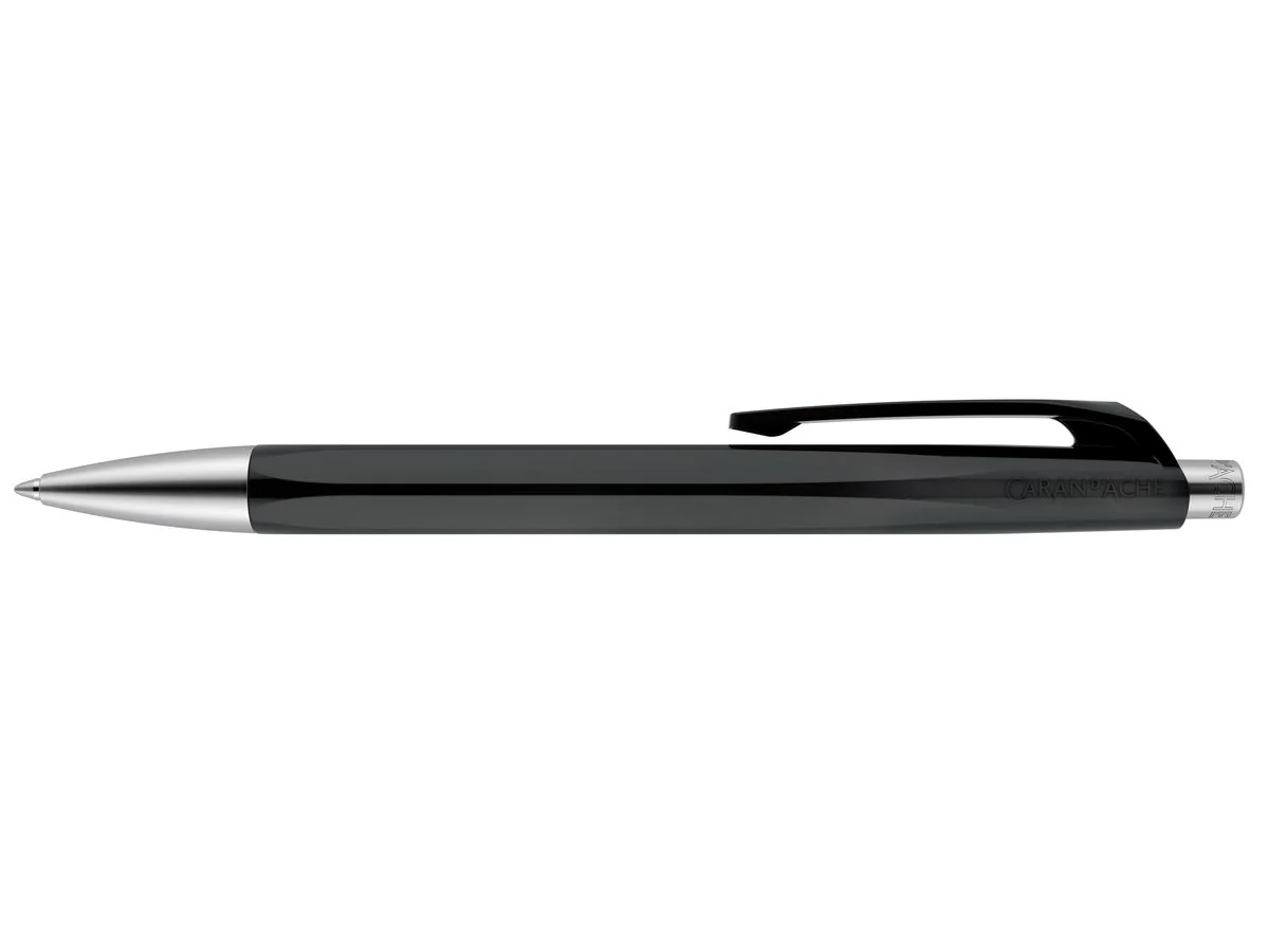 CARAN D'ACHE Druckkugelschreiber 888 INFINITE, schwarz (EAN: 7630002331319)